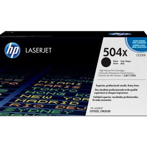 HP 504X - High Yield - black - original - LaserJet - toner cartridge (CE250X)