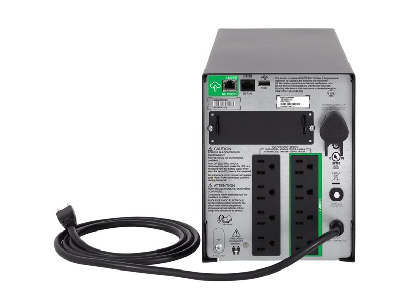 APC Smart-UPS 1500 LCD - UPS - 1 kW - 1440 VA - with APC SmartConnect - Image 6