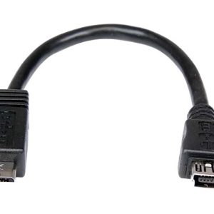 StarTech.com 6in Micro USB to Mini USB Adapter Cable M/F - Micro USB male to Mini USB female - Micro USB to Mini USB Adapter (UUSBMUSBMF6) - USB adapter - mini-USB Type B to Micro-USB Type B - 15.24 cm