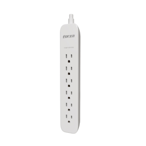 Forza FSP-651W - Surge Protector – 6 NEMA Outlets - 500J -1.5FT Cable