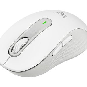 Logitech Signature M650 L - mouse - large size - Bluetooth, 2.4 GHz - off-white