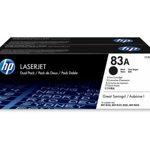 HP 83A - 2-pack - black - original - LaserJet - toner cartridge (CF283AD)