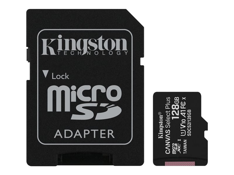 Kingston Canvas Select Plus - flash memory card - 128 GB - microSDXC UHS-I - Image 2