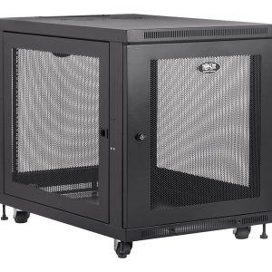Eaton Tripp Lite Series 12U Rack Enclosure Server Cabinet Doors & Sides 300lb Capacity - rack - 12U