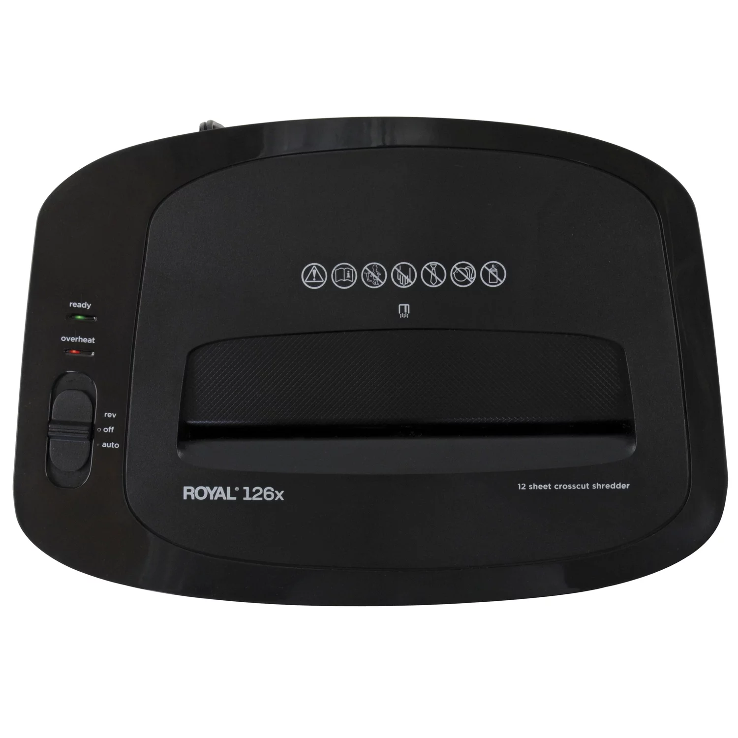 Royal 95001G 126X 12-Sheet Crosscut Paper Shredder - Image 2