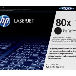 HP 80X - High Yield - black - original - LaserJet - toner cartridge (CF280X)