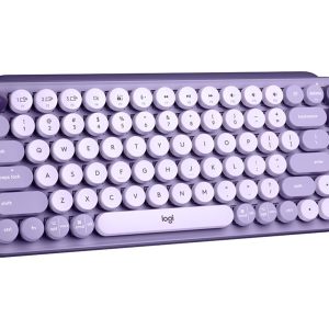 Logitech POP Keys Wireless Mechanical Keyboard with Customizable Emoji Keys - Cosmos - keyboard - cosmos Input Device