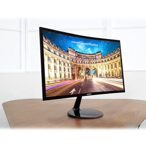 Samsung C27F390FHN - CF390 Series - LED monitor - curved - Full HD (1080p) - 27" - TAA Compliant