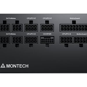 MONTECH CENTURY G5 - Power supply (internal) - ATX12V 3.0 - 80 PLUS Gold - AC 100-240 V - 750 Watt - active PFC