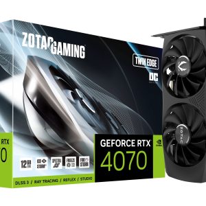 ZOTAC GAMING GeForce RTX 4070 Twin Edge OC - graphics card - GeForce RTX 4070 - 12 GB