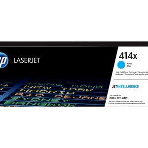HP 414X - High Yield - cyan - original - LaserJet - toner cartridge (W2021X)