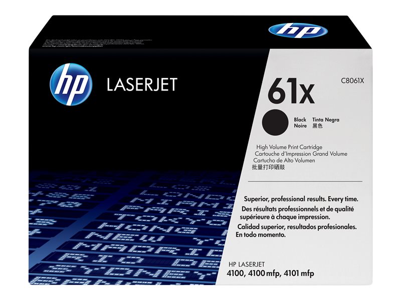 HP 61X - High Yield - black - original - LaserJet - toner cartridge (C8061X) - Image 12
