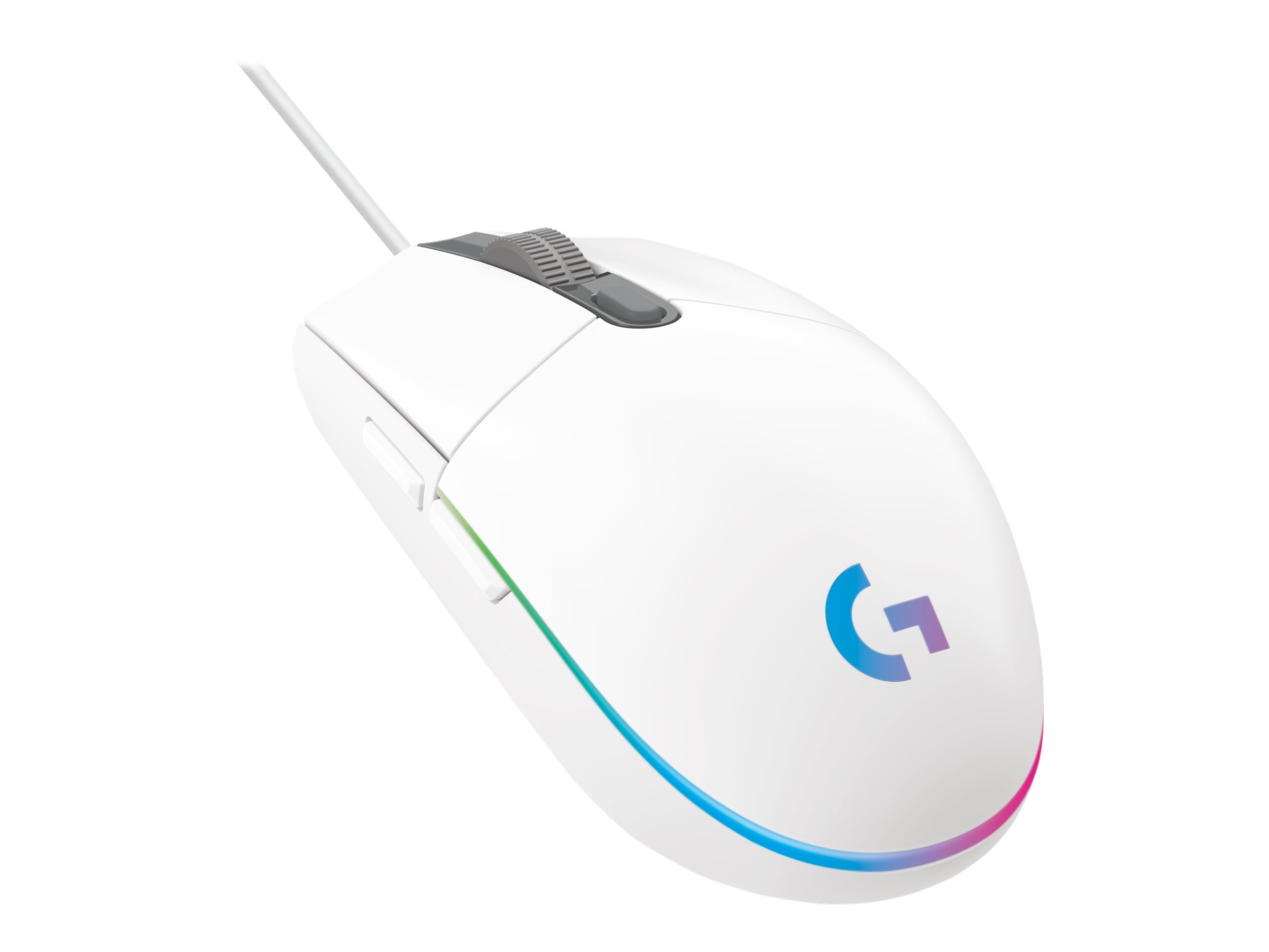 Logitech Gaming Mouse G203 LIGHTSYNC - mouse - USB - white - Image 2