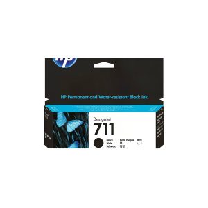 HP 711 - black - original - DesignJet - ink cartridge