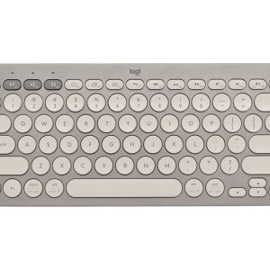 Logitech K380 Multi-Device Bluetooth Wireless Keyboard - Sand - keyboard - sand Input Device