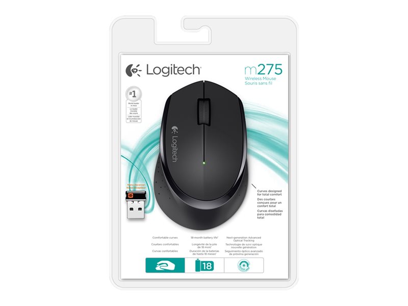 Logitech M280 - mouse - 2.4 GHz - black - Image 14