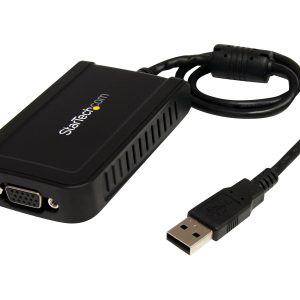 StarTech.com USB to VGA Adapter - 1920x1200 - External Video & Graphics Card - Dual Monitor Display Adapter - Supports Windows (USB2VGAE3) - USB / VGA adapter - USB to HD-15 (VGA) - TAA Compliant - 50 cm