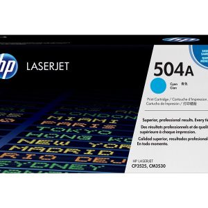 HP 504A - cyan - original - LaserJet - toner cartridge (CE251A)