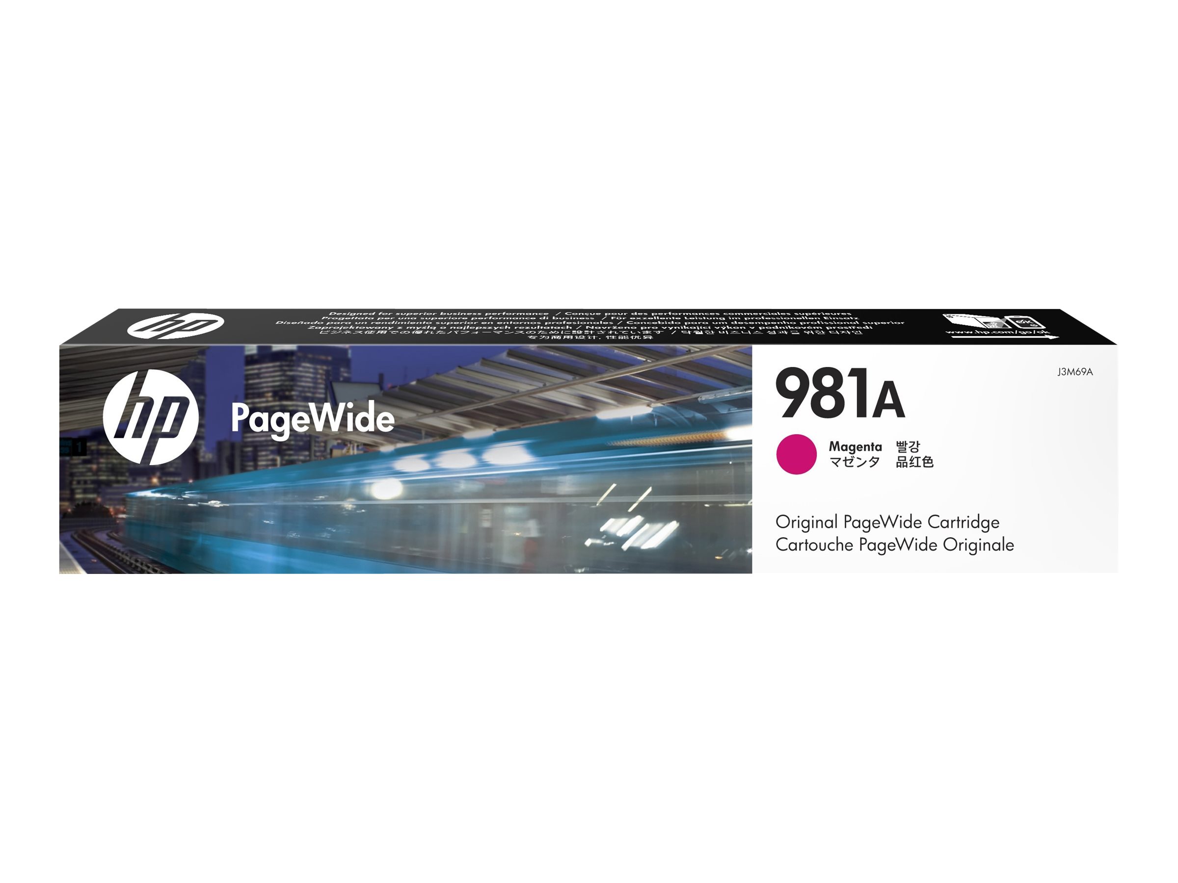 HP 981A - magenta - original - PageWide - ink cartridge - Image 3