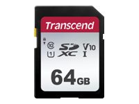 Transcend 300S - flash memory card - 64 GB - SDXC UHS-I