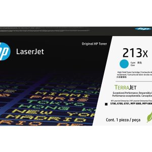 HP 213X - High Yield - cyan - original - LaserJet - toner cartridge (W2131X)