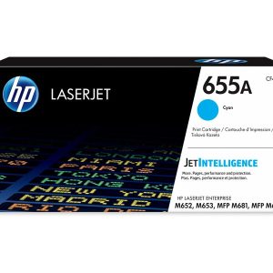 HP 655A - cyan - original - LaserJet - toner cartridge (CF451A)