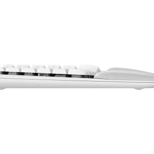 Logitech Ergo Series Wave Keys Wireless Ergonomic Keyboard with Cushioned Palm Rest, Off-white - keyboard - with cushioned palm rest - off-white Input Device
