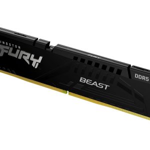 Kingston FURY Beast - DDR5 - module - 16 GB - DIMM 288-pin - 2800 MHz / PC5-44800 - CL40 - 1.25 V - unbuffered - on-die ECC - black