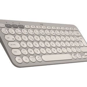 Logitech K380 Multi-Device Bluetooth Wireless Keyboard - Sand - keyboard - sand Input Device