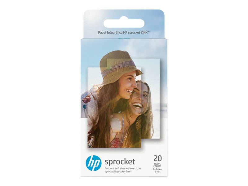 HP ZINK Sticky-Backed - photo paper - glossy - 20 sheet(s) - - Image 3