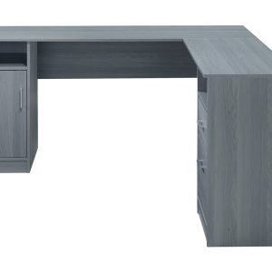 Techni Mobili - table - L-shaped - gray