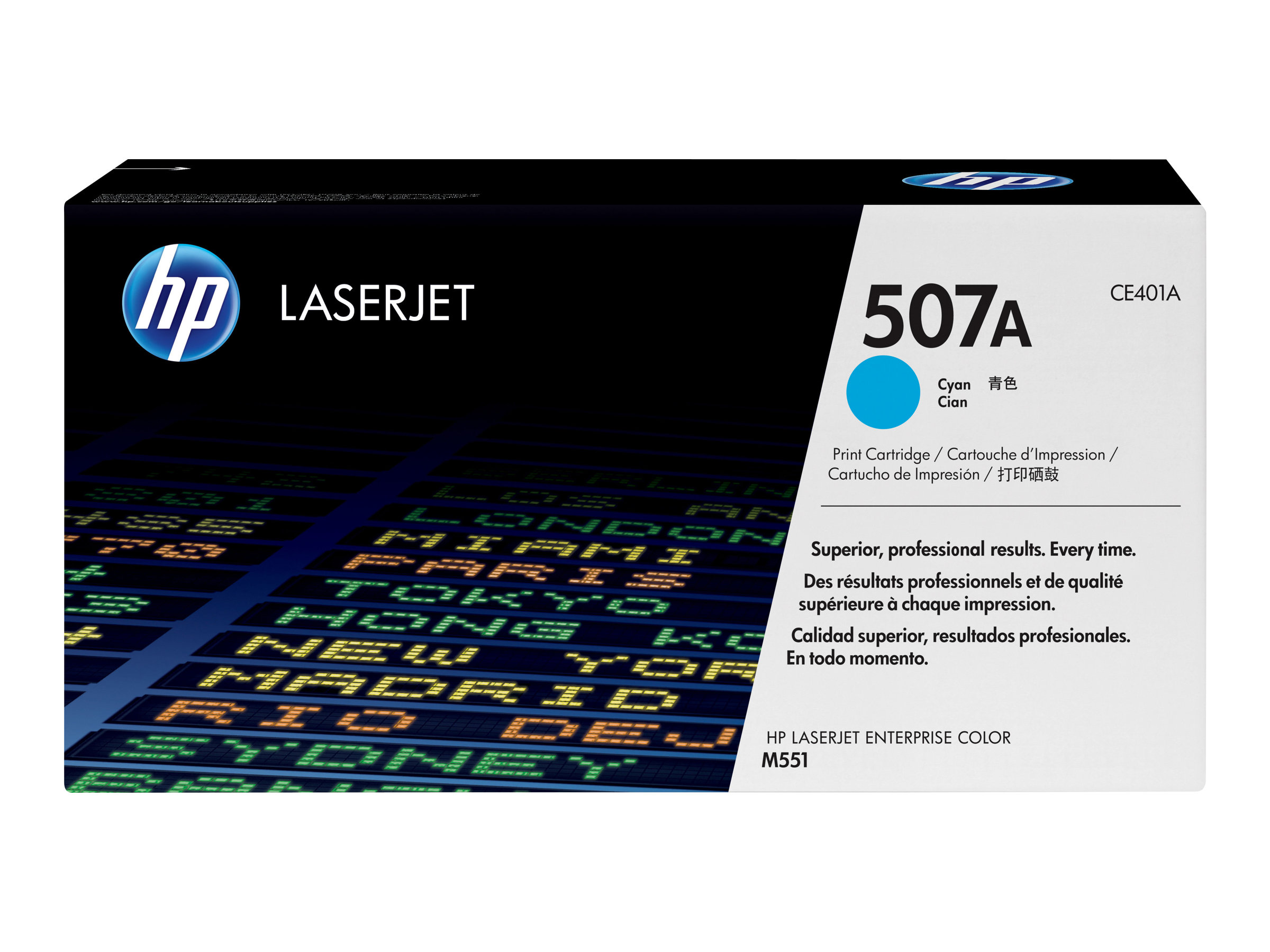 HP 507A - cyan - original - LaserJet - toner cartridge (CE401A)