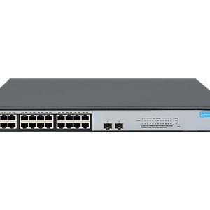 HPE 1420-24G-2SFP+ 10G Uplink Switch - switch - 24 ports - unmanaged - rack-mountable