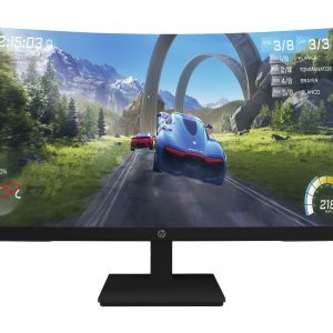 HP X32c Gaming Monitor - LED monitor - gaming - curved - 31.5" - 1920 x 1080 Full HD (1080p) @ 165 Hz - VA - 350 cd/m² - 3000:1 - 1 ms - HDMI, DisplayPort - black