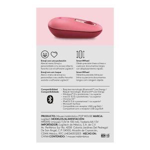 Logitech POP - mouse - compact - Bluetooth 5.1 - heart breaker