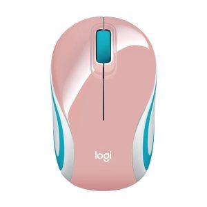 Logitech M187 - mouse - 2.4 GHz - blossom