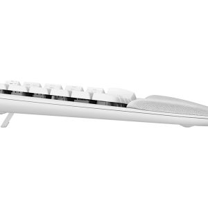 Logitech Ergo Series Wave Keys Wireless Ergonomic Keyboard with Cushioned Palm Rest, Off-white - keyboard - with cushioned palm rest - off-white Input Device