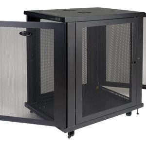 Eaton Tripp Lite Series 18U Rack Enclosure Server Cabinet 33" Deep w/ Doors & Sides - rack - 18U