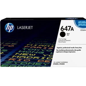 HP 647A - black - original - LaserJet - toner cartridge (CE260A)