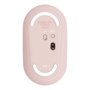 Logitech Pebble M350 - mouse - Bluetooth, 2.4 GHz - rose