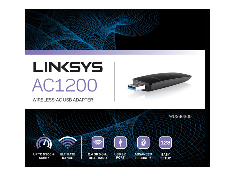 Linksys WUSB6300 - network adapter - USB 3.0 - Image 7