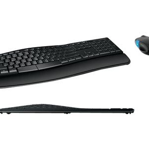 Microsoft Sculpt Comfort Desktop - keyboard and mouse set - QWERTY - US - black Input Device