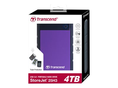 Transcend StoreJet 25H3P - hard drive - 4 TB - USB 3.0 - Image 5