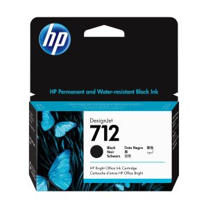 HP 712 - black - original - DesignJet - ink cartridge