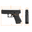 Glock 19 Gen 5 15 Rd
