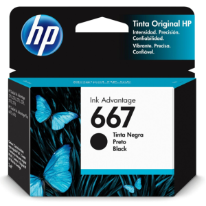HP #667 Black Ink 3YM79AL