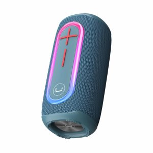 Unno Tekno Speaker Spin BT Waterproof TWS LED 20W SP9215BL