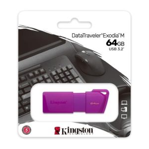Kingston FlashDrive 3.2 64GB Neon Purple KC-U2L64-7LP