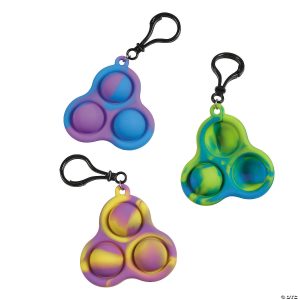 Oriental Trading - Lotsa Pops Popping Toy Backpack Clip Keychain - IN-13972594