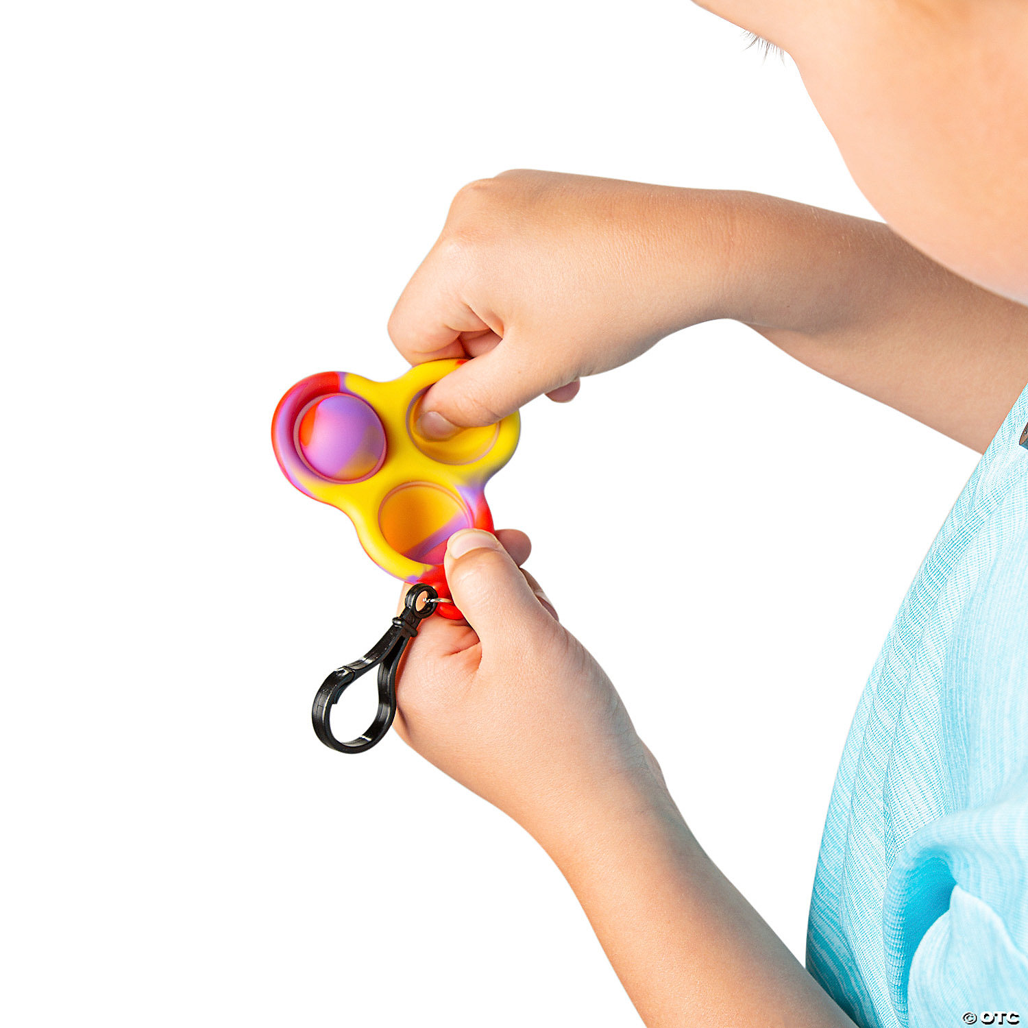 Oriental Trading - Lotsa Pops Popping Toy Backpack Clip Keychain - IN-13972594 - Image 3